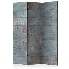 Διαχωριστικό με 3 τμήματα - Turquoise Concrete [Room Dividers] 135x172
