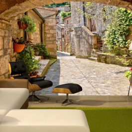 Wallpaper - Provincial alley in Tuscany