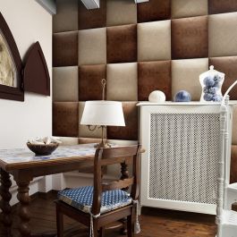 Wallpaper - Chocolate chessboard 50x1000