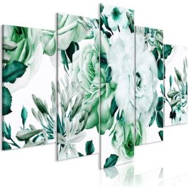 Table - Rose Composition (5 Parts) Wide Green