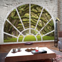 Self-adhesive photo wallpaper - Window to Secret Forest