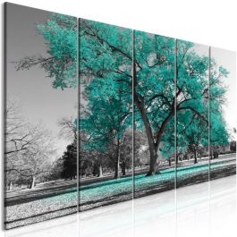 Table - Narrow Turquoise Autumn in the Park (5 Parts)