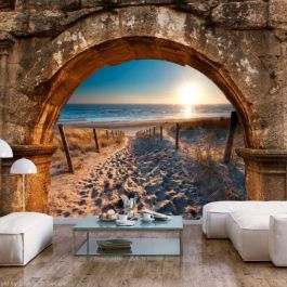 Self-adhesive photo wallpaper - Arch and Beach