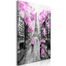 Πίνακας - Paris Rendez-Vous (1 Part) Vertical Pink