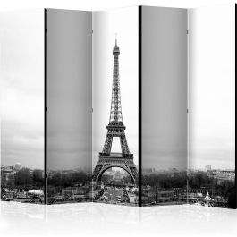 Διαχωριστικό με 5 τμήματα - Paris: black and white photography [Room Dividers]