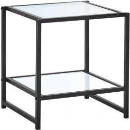 Arezo Glass Bedside Table