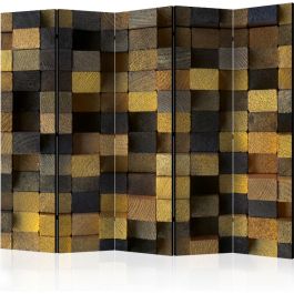Διαχωριστικό με 5 τμήματα - Wooden cubes II [Room Dividers]