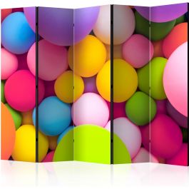 Διαχωριστικό με 5 τμήματα - Colourful Balls II [Room Dividers]