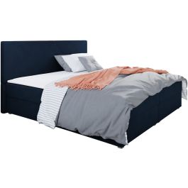 Upholstered bed Fado I with mattress and topper