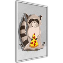 Αφίσα - Racoon Eating Pizza