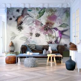 Self-adhesive photo wallpaper - Nature in Watercolor