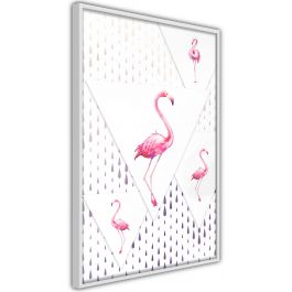 Αφίσα - Flamingos and Triangles