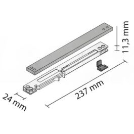 Σύστημα Soft Close για ντουλάπα Shizen συρόμενη