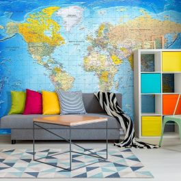 Self-adhesive photo wallpaper - World Classic Map
