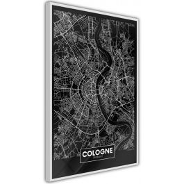 Αφίσα - City Map: Cologne (Dark)