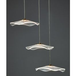 Hanging ceiling light LED Nimfea 3-lamps