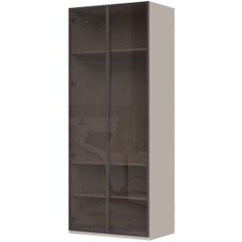 Ντουλάπα Phantom δίφυλλη glass