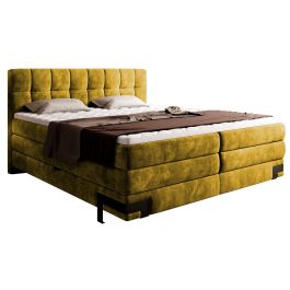 Upholstered bed Navona with mattress and topper