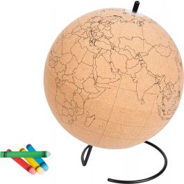 Υδρόγειος σφαίρα Globe για να την χρωματίσεις