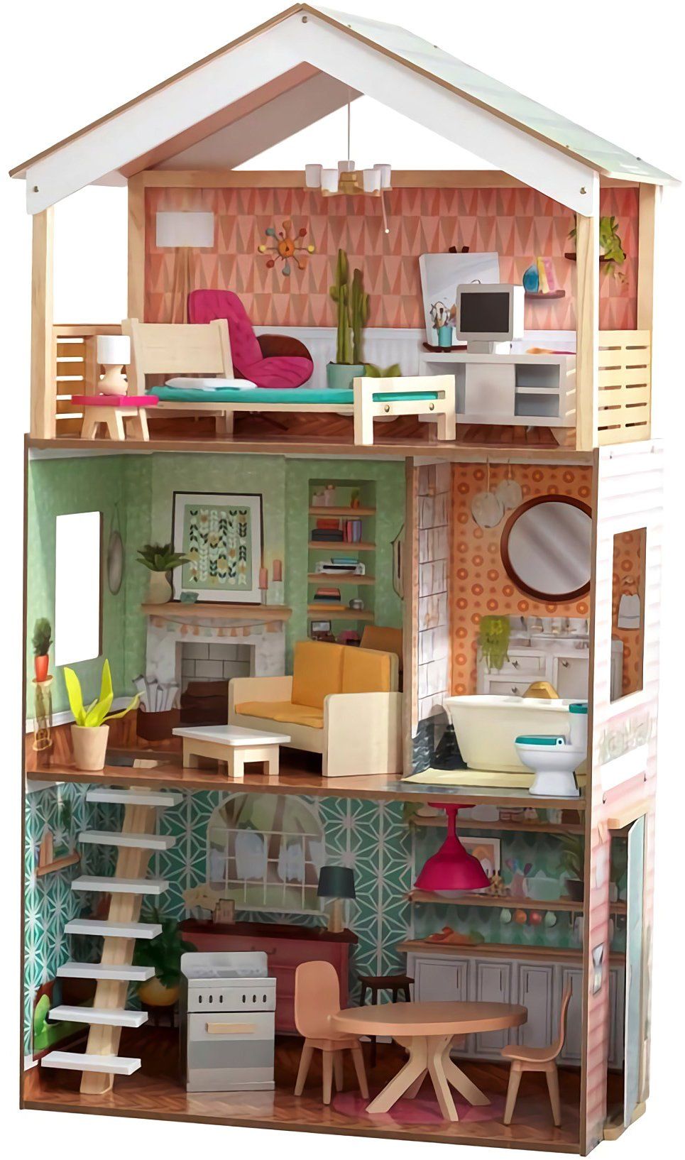 kidkraft dottie dollhouse with lights and sounds