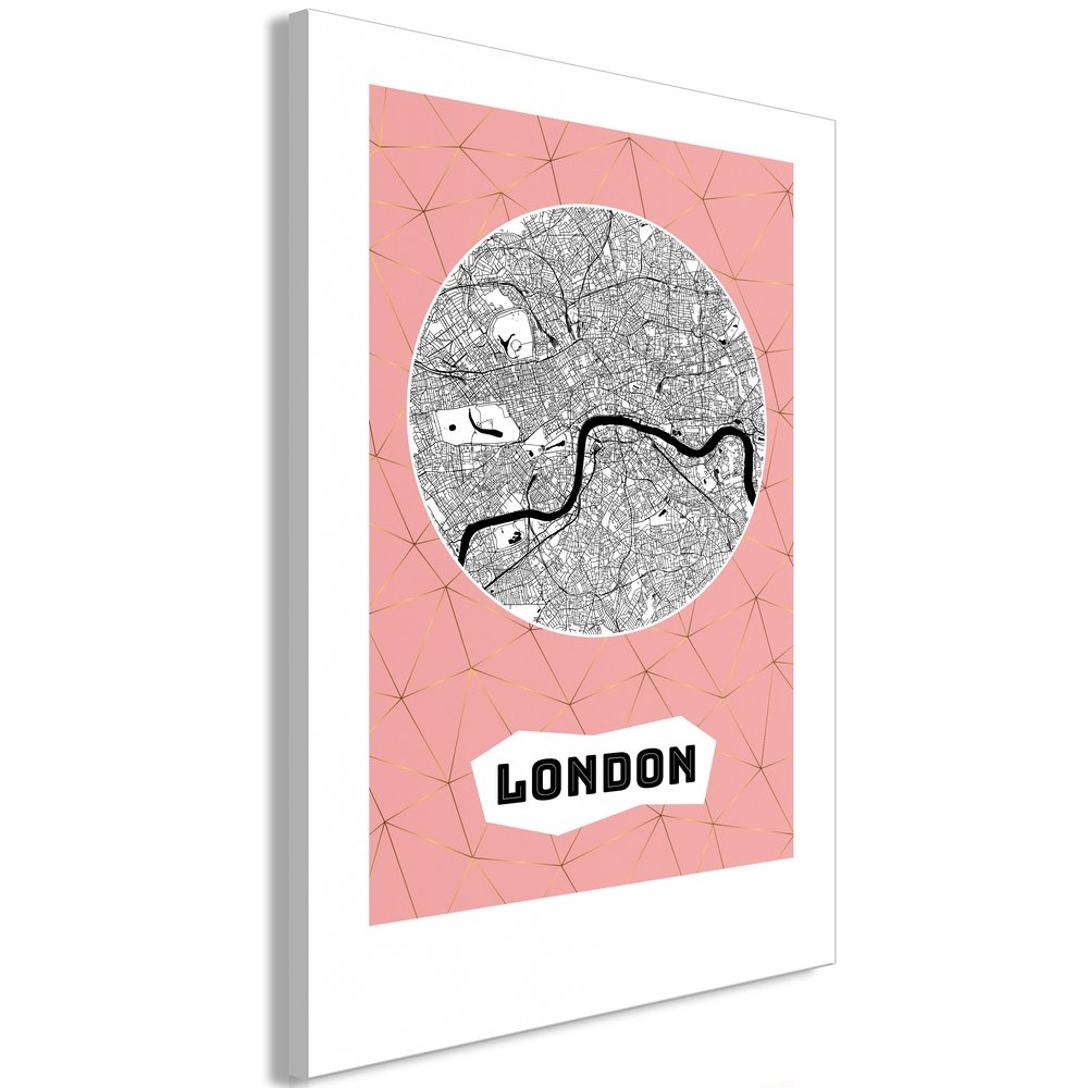 PoliHome Πίνακας - Central London (1 Part) Vertical - 80x120