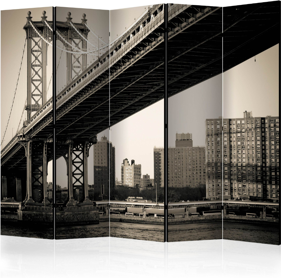Διαχωριστικό με 5 τμήματα – Manhattan Bridge, New York II [Room Dividers]