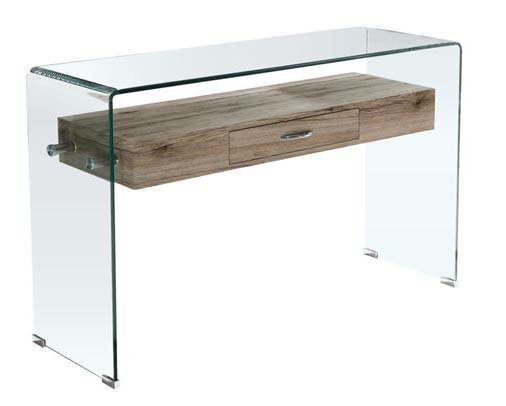 PoliHome Κονσόλα Glasser Wood