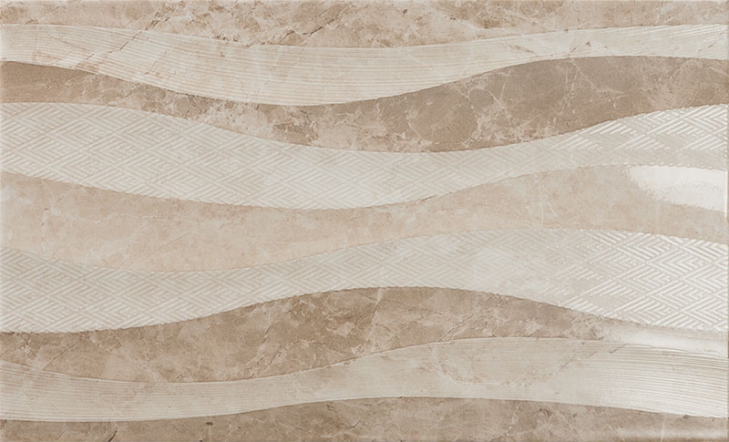 PoliHome Πλακάκι ELEGANZA Decor Waves Taupe KARAG