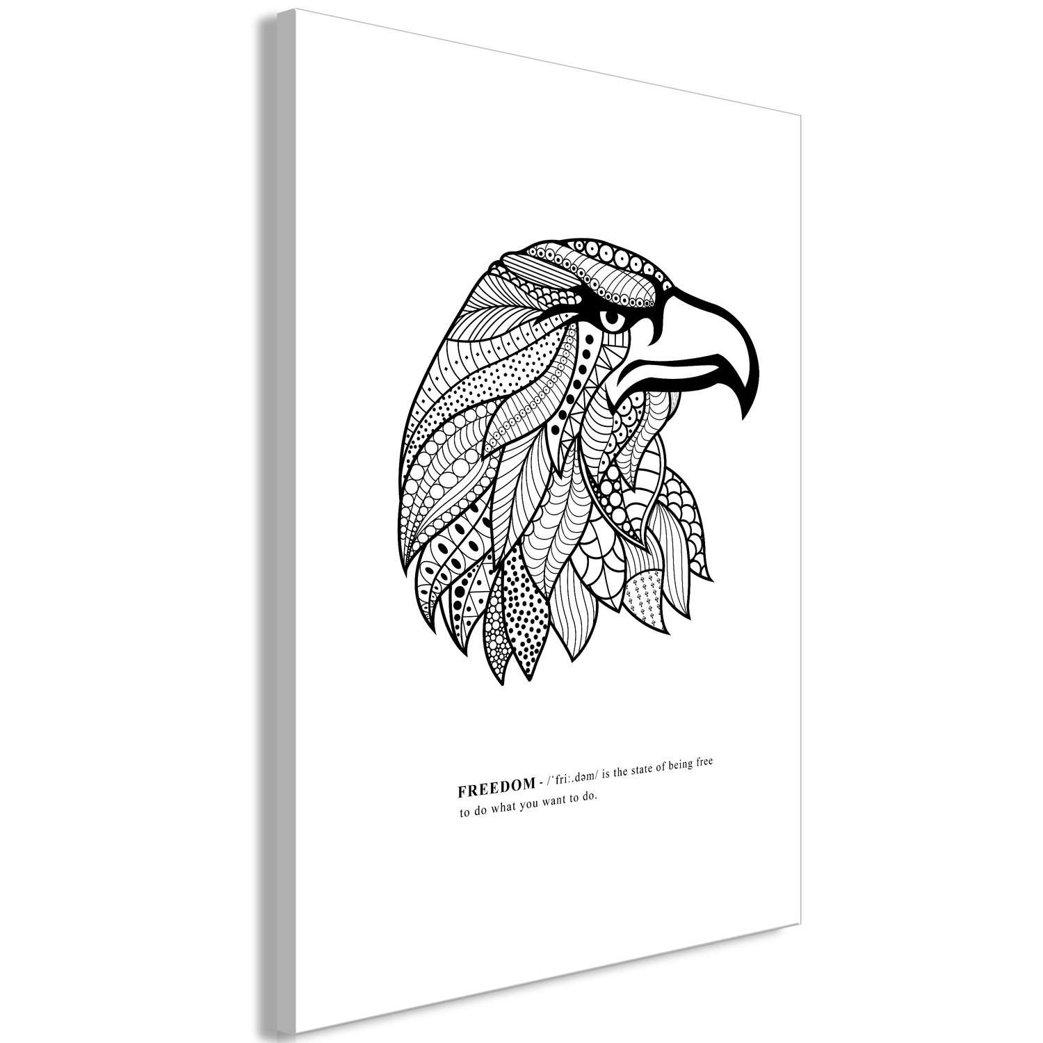 PoliHome Πίνακας - Eagle of Freedom (1 Part) Vertical - 40x60