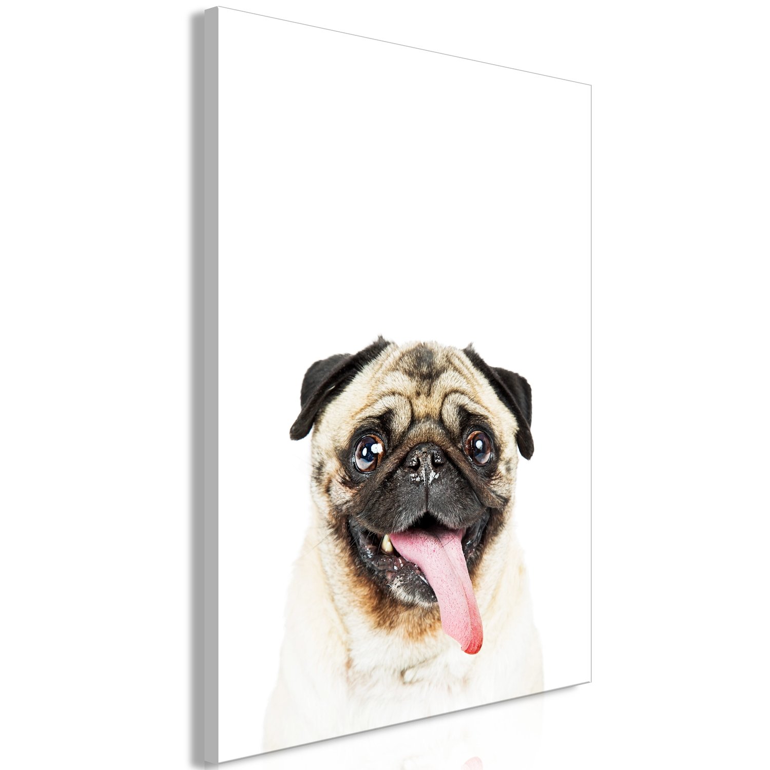 PoliHome Πίνακας - Pug (1 Part) Vertical - 40x60