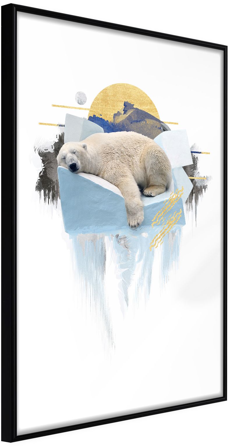 PoliHome Αφίσα - King of the Arctic - 30x45 - Μαύρο - Χωρίς πασπαρτού