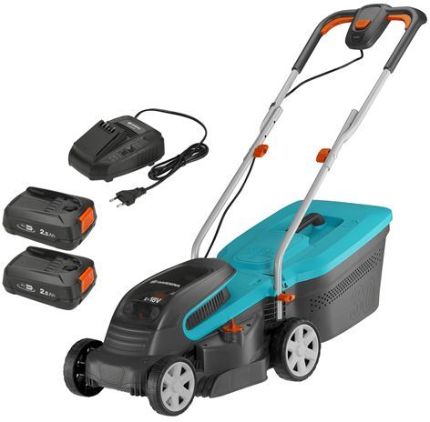 Χλοοκοπτική μηχανή μπαταρίας Gardena σετ Power Max 32/36V P4A