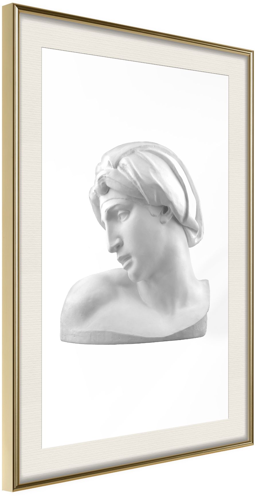 PoliHome Αφίσα - The Famous Artist - 40x60 - Χρυσό - Με πασπαρτού