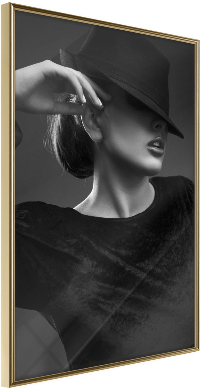 PoliHome Αφίσα - Coquette - 20x30 - Χρυσό - Χωρίς πασπαρτού