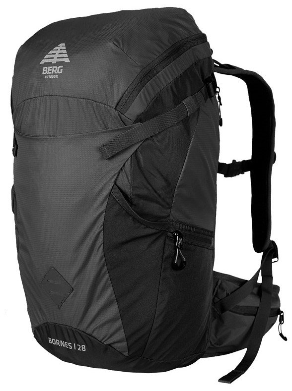 PoliHome Σακίδιο Berg Outdoor Bornes 28-Μαύρο