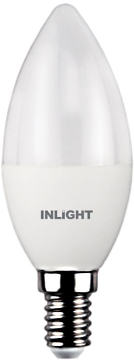 Λαμπτήρας LED InLight E14 C37 7W 4000K