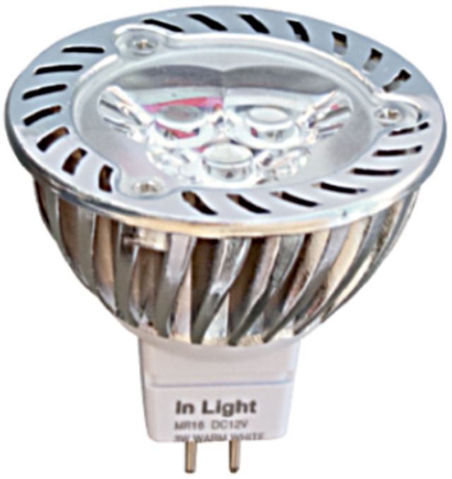 Λαμπτήρας LED InLight MR16 3x1W 6500K Dimmable
