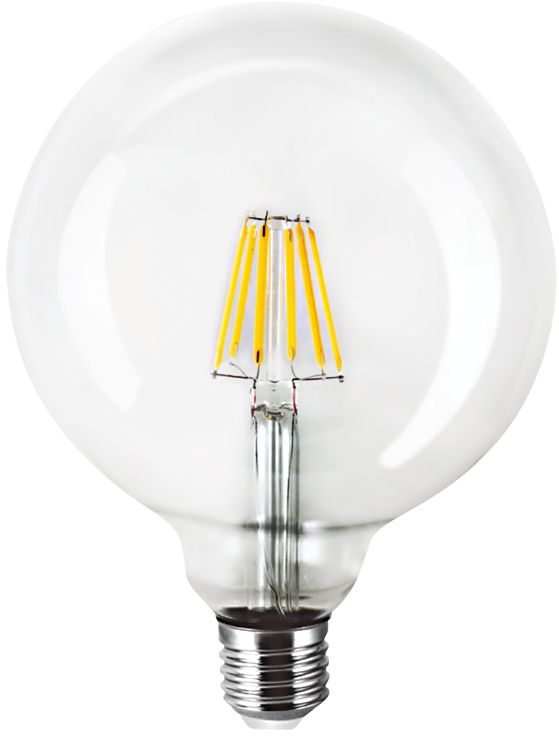 Λαμπτήρας LED Filament InLight E27 G125 6W 2700K Dimmable