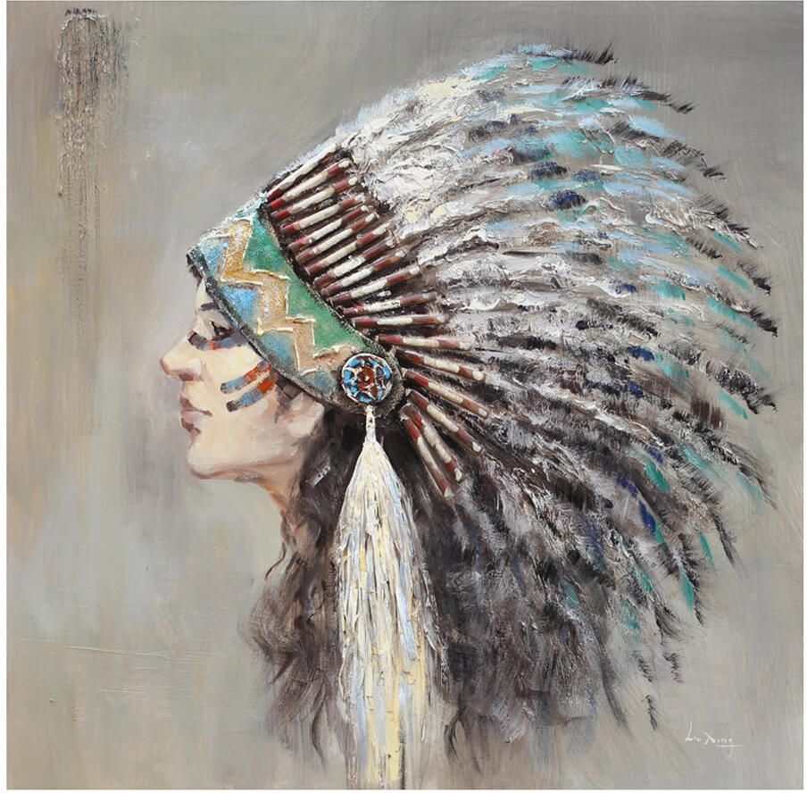 Πίνακας Indian Lady