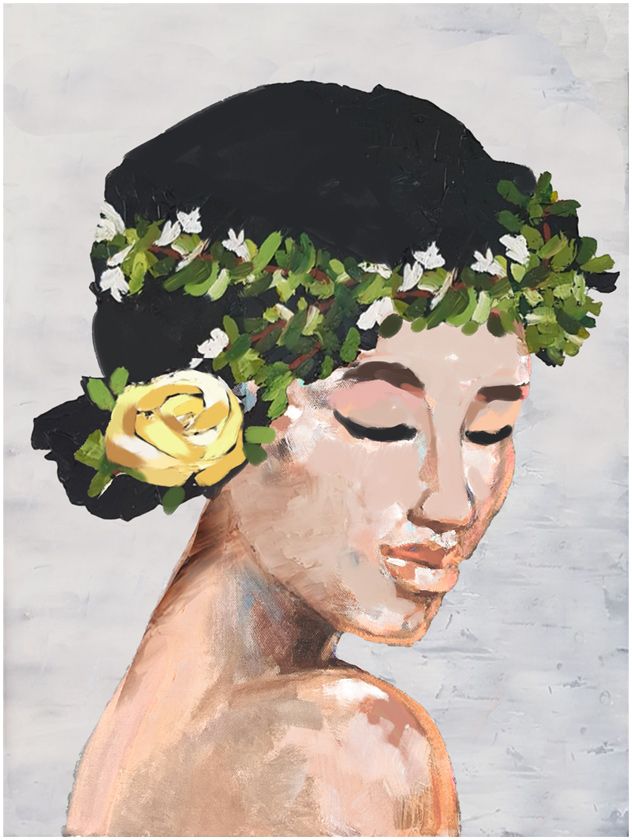PoliHome Πίνακας Spring lady 1