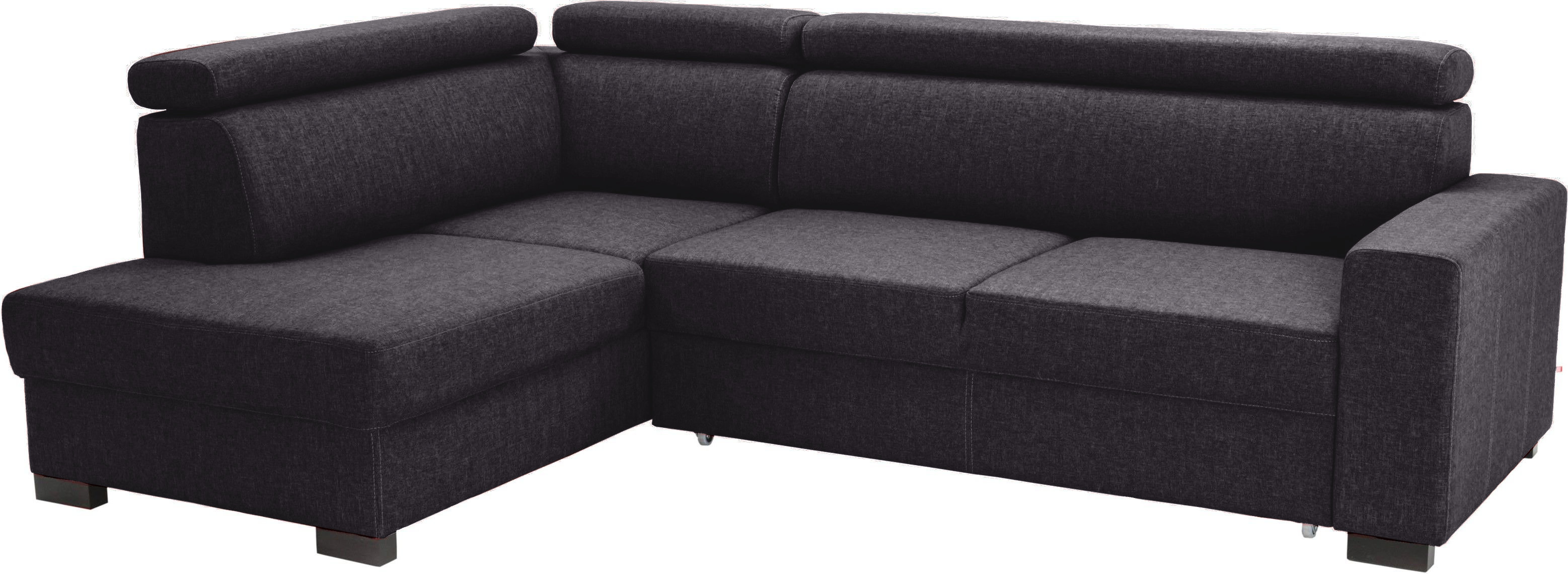 PoliHome Γωνιακός καναπές Milton-Δεξιά-Γκρι Σκούρο