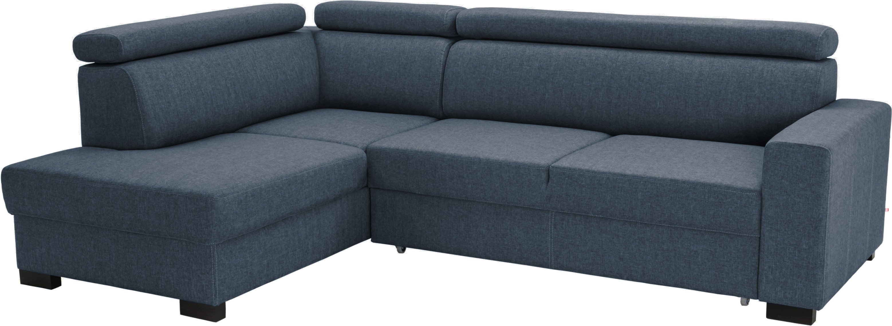 PoliHome Γωνιακός καναπές Milton-Δεξιά-Μπλε - Γκρι