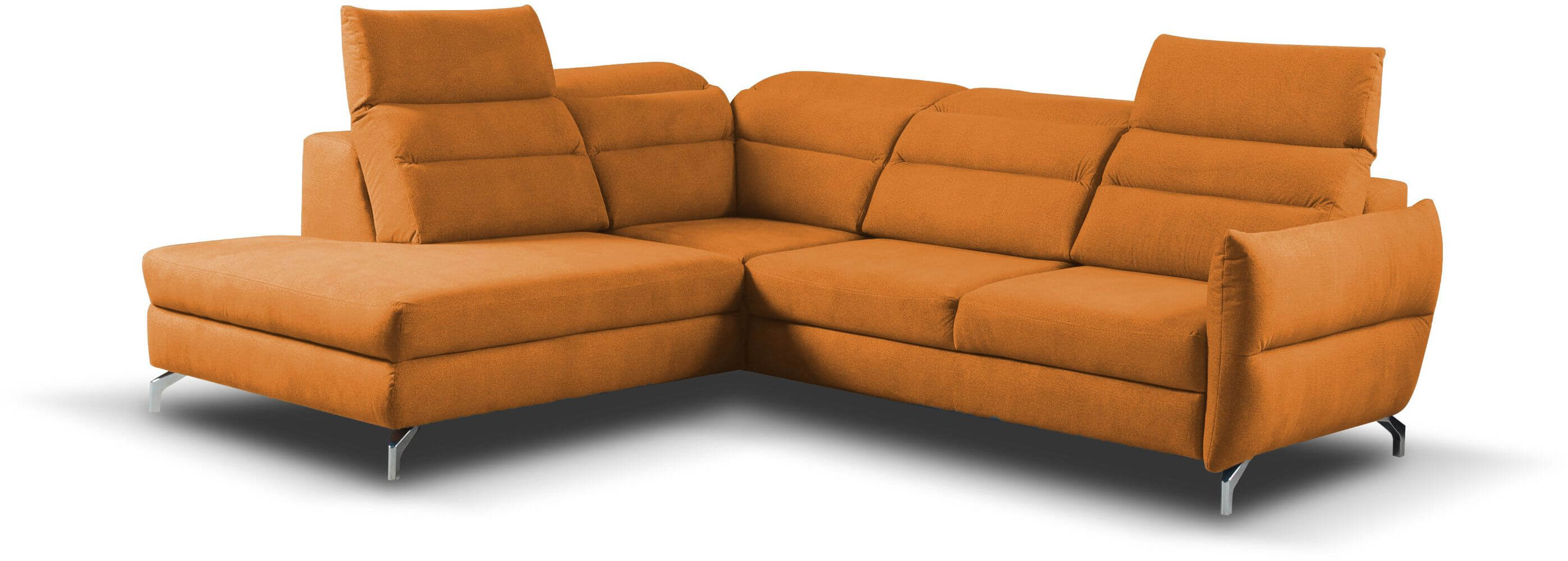 PoliHome Γωνιακός καναπές Dalle-Δεξιά-Portokali