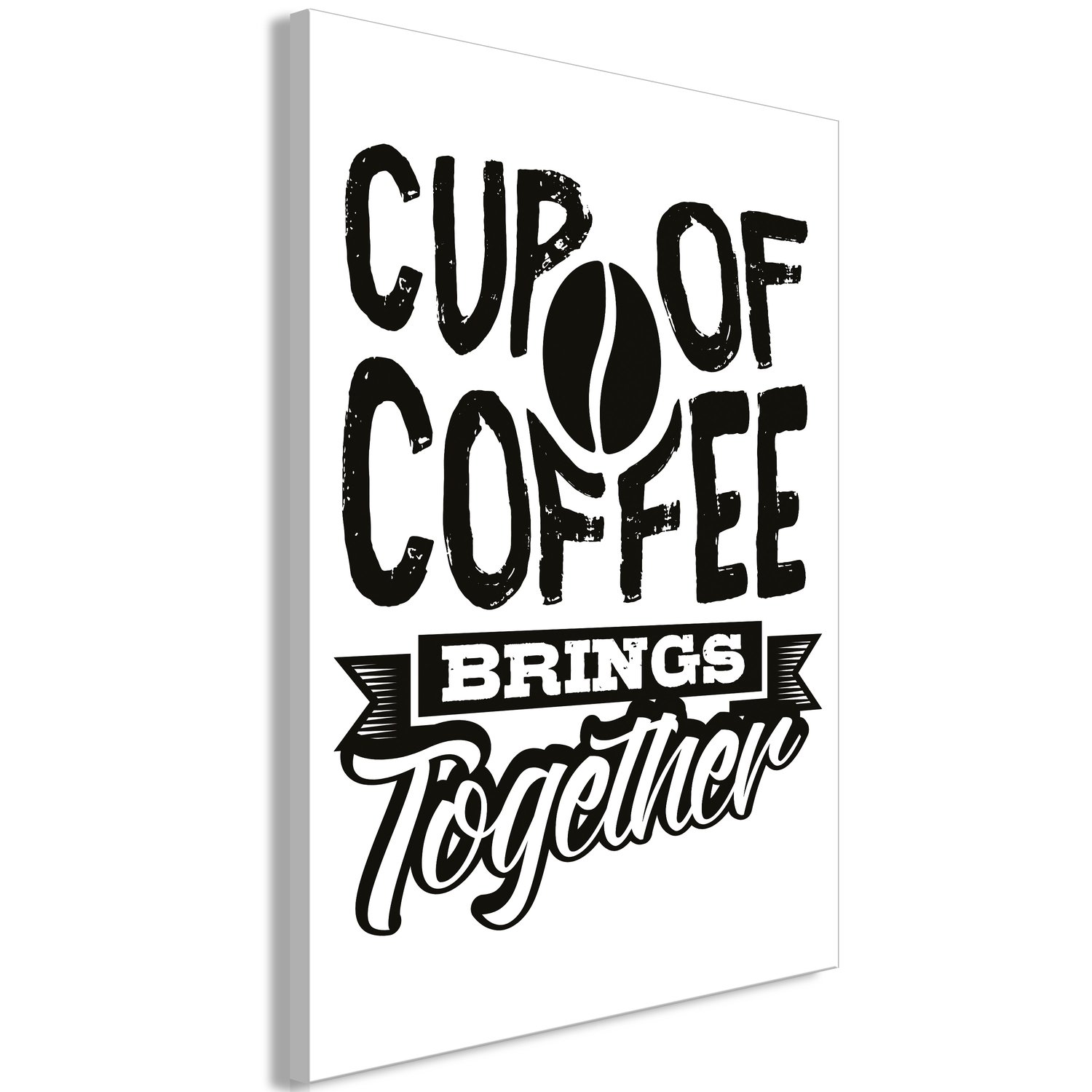 PoliHome Πίνακας - Cup of Coffee Brings Together (1 Part) Vertical - 60x90