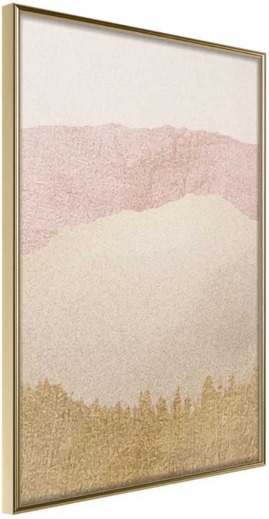PoliHome Αφίσα - Sound of Sand - 40x60 - Χρυσό - Χωρίς πασπαρτού