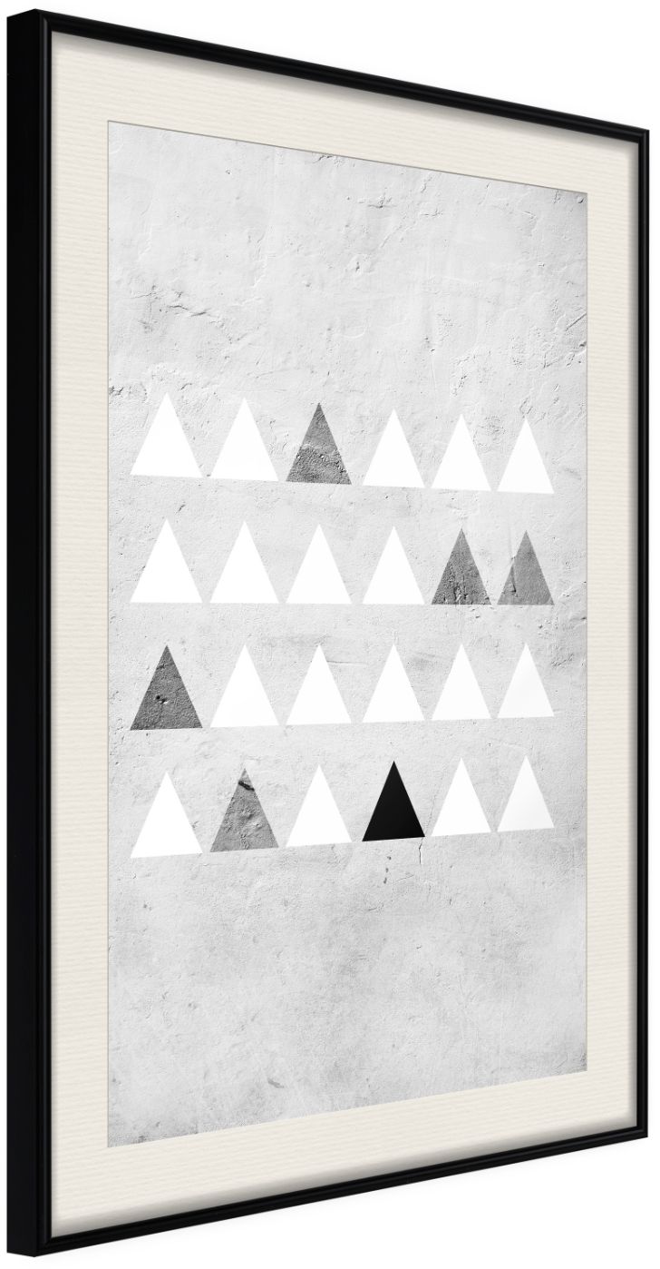 PoliHome Αφίσα - Christmas Tree Plantation - 40x60 - Μαύρο - Με πασπαρτού