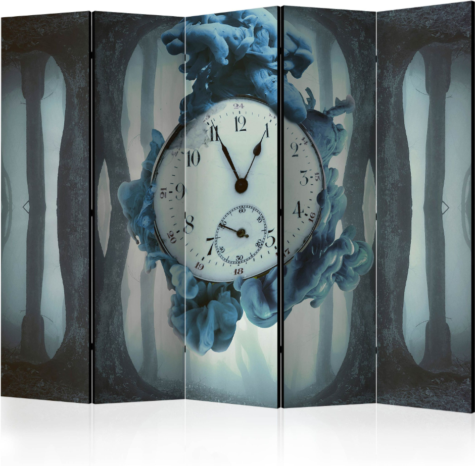 Διαχωριστικό με 5 τμήματα – Surrealism of time II [Room Dividers]