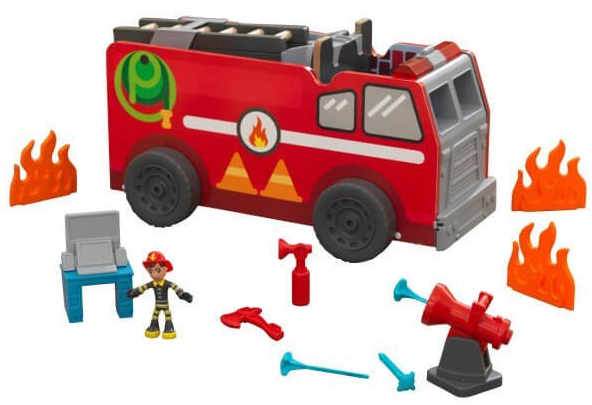 Πυροσβεστικό 2-in-1 Transforming Fire Truck Play Set