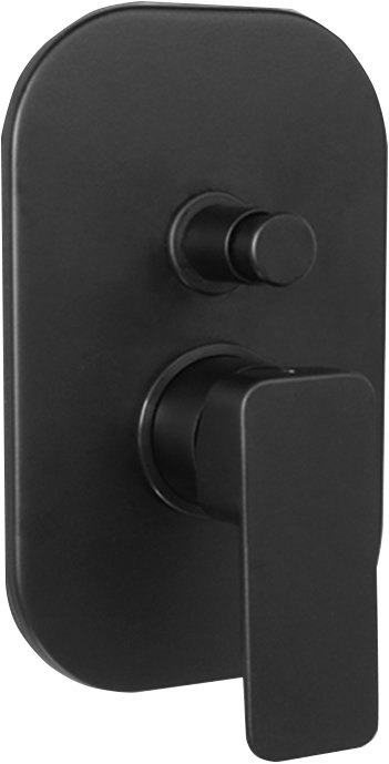 Μίκτης εντοιχισμού Eurorama Quadra Black με εκτροπέα