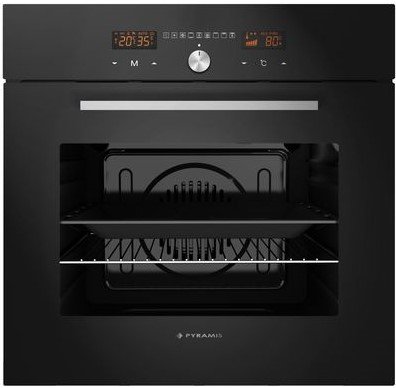 Φούρνος άνω πάγκου Pyramis 60ΑΠ 2240 Central Black